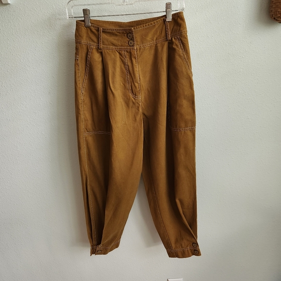Ulla Johnson rusty brown tapered carpenter pants 0 - Picture 2 of 7